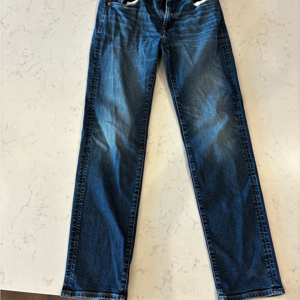 American Eagle Outfitters Dark Blue Straight Jeans